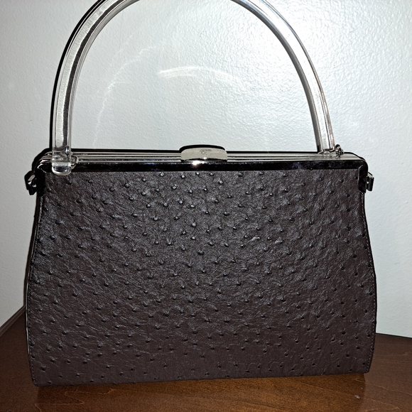 Vi Tage, 1950s, Elegant Blue/Brown Or Black Handbag - Picture 7 of 12